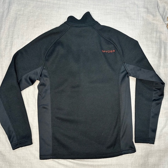 Spyder quarter-zip sweater fleece, men’s M, ski wear - Picture 2 of 13